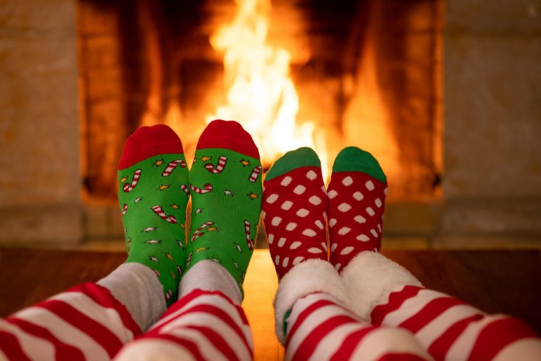 Calcetines navideños divertidos porqué sí